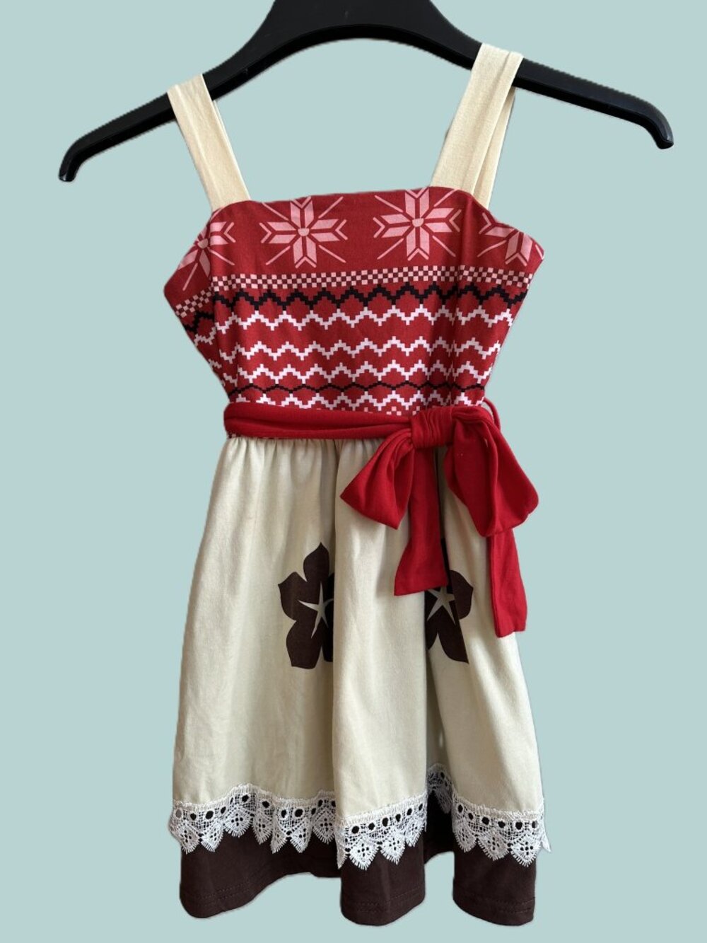 Moana Dress Girl's Size 8 EU 130 Lilytots Cotton blend